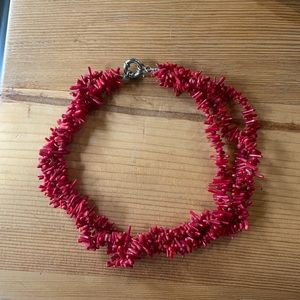 😍 ❤️ Croatian coral red choker genuine